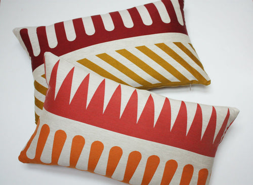 Maharam Palio Sun by Alexander Girard, Pillow Jaspid studio