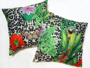 Tropical Jungle Pillow Cover Jaspid Studio