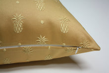Load image into Gallery viewer, Pineapple Satin Pillow Jaspid Studio