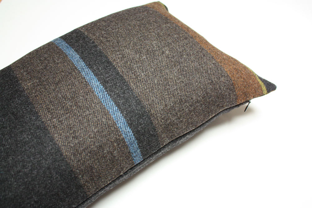 Maharam Paul Smith Exaggerated Plaid pillow Jaspid studio