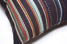 Load image into Gallery viewer, Maharam Paul Smith Point Black and Coral pillow