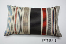 Cargar imagen en el visor de la galería, Maharam Paul Smith Point Ivory and Ember pillow