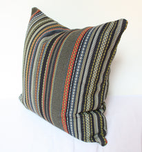 Cargar imagen en el visor de la galería, Maharam Paul Smith Point Slate and Khaki pillow Jaspid studio