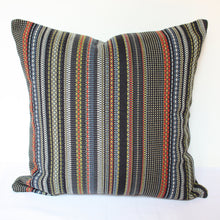 Cargar imagen en el visor de la galería, Maharam Paul Smith Point Slate and Khaki pillow Jaspid studio