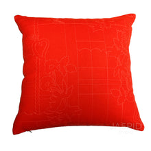 Load image into Gallery viewer, Maharam Layers Park Poppy Melon Pillow