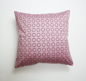 Maharam Repeat Dot Pink or Brown Pillow Jaspid studio